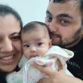 Nathaly, Família em Santa Maria