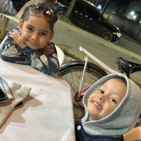 Rafaella, Família em Guarujá