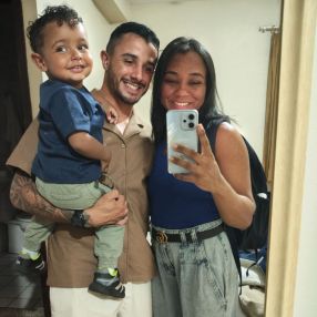 Gabriele, Família em São Carlos