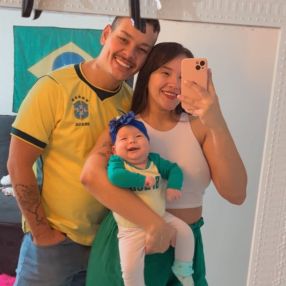 Larissa, Família em Araquari