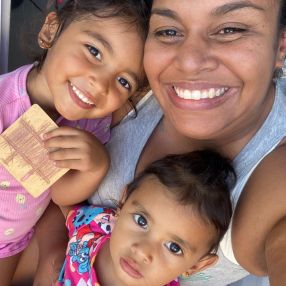 Angela, Família em Estância Velha