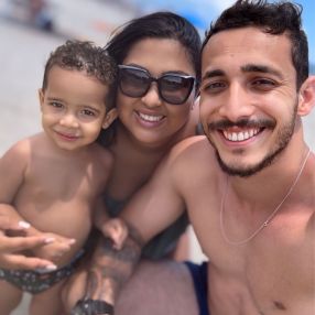 Lidia, Família em Santos