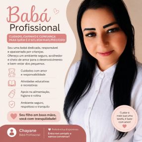 Chaiane, Babá em São Bento do Sul