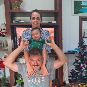 Elisabeth, Família em Águas Mornas