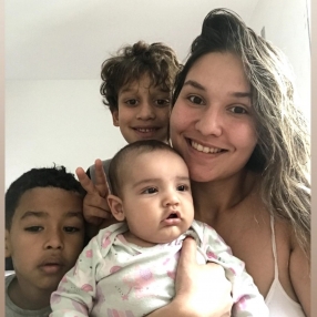 Carolina, Família em Taboão da Serra