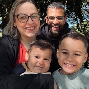 Bruna, Família em Porto Alegre