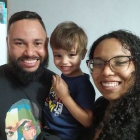 Luana, Family in Mauá