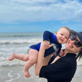 Aline, Família em Londrina