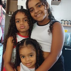 Kathielen, Família em Praia Grande