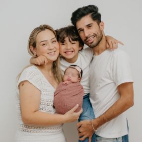 Edilaine, Família em Curitiba