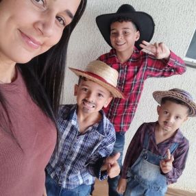 Luana, Família em Inhumas