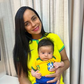 Caroline, Família em Hortolândia