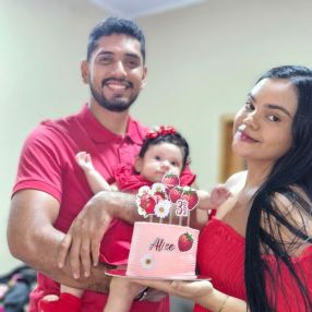 Gabriele, Família em Pinheiro