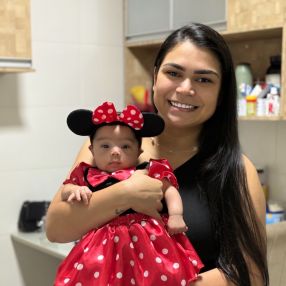 Thiciane, Family in Brasília