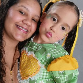 Mikaelly, Família em Hortolândia