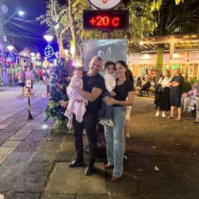 Daniele, Família em Fortaleza