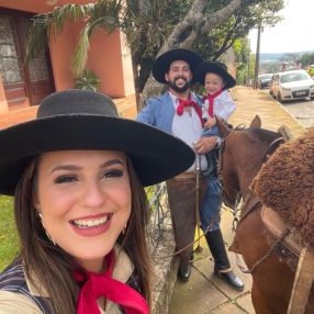 Izadora, Família em Cachoeira do Sul