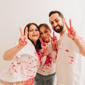 Francielly, Família em Poá