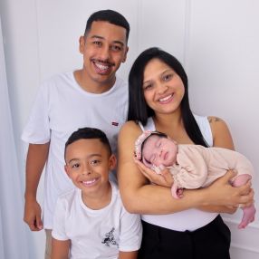 Liene, Família em Mauá