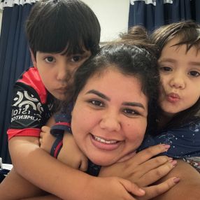 Nathalia, Família em Inhumas