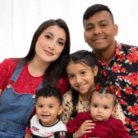 Caroline, Família em Indaial
