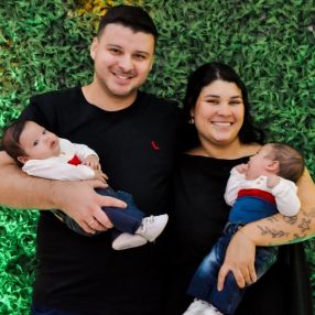 Danielly, Família em Porto Alegre