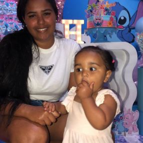 Larissa, Família em Bertioga