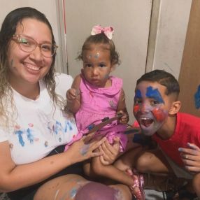 Kamilla, Família em Guarujá