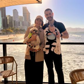 Leticia, Família em Balneário Camboriú