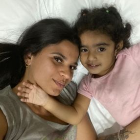 Larissa, Família em Cubatão
