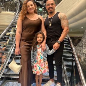 Andressa, Família em Santos