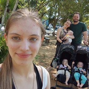 Tailine, Família em Blumenau