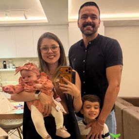 Letícia, Família em Anápolis