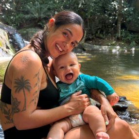 Leticia, Família em Garopaba