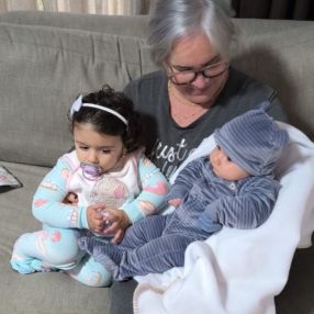 Luana, Família em Caieiras