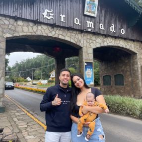Nathalia, Família em Biguaçu