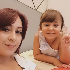 Melani cristina, Família em Indaial