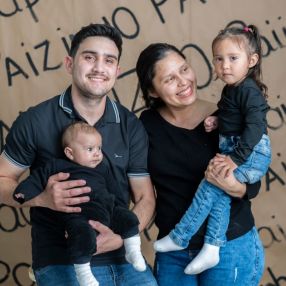 Adriele, Família em Viamão