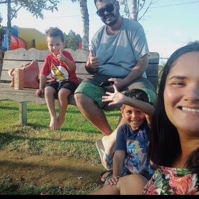 Valéria, Família em Araquari