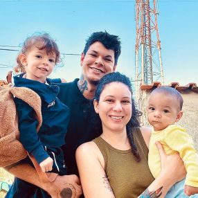 Bianca, Família em Santos