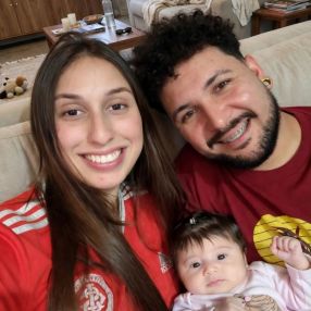 Adriane, Família em Estância Velha