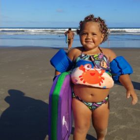 Viviane, Família em Mongaguá