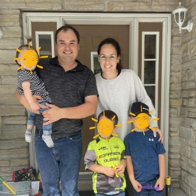 Helene, Family in Estrie