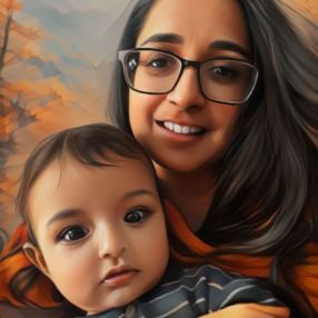 Neha, Famille à Ajax