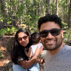 Rohini, Family in Langley