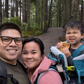 Angeline, Famille à Langley Township