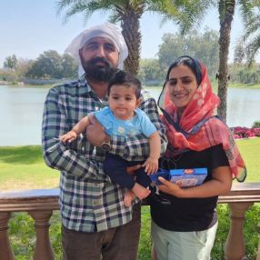 Mandip, Family in Caledon Village
