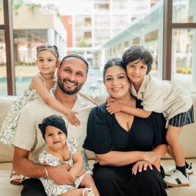 Simrin, Family in Surrey