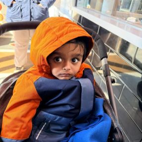 Punja, Family in Peterborough