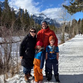 Tegan, Family in Canmore